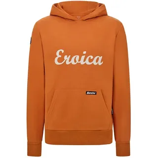 Santini Eroica Valle Kapuzenpullover - Orange - 2XS