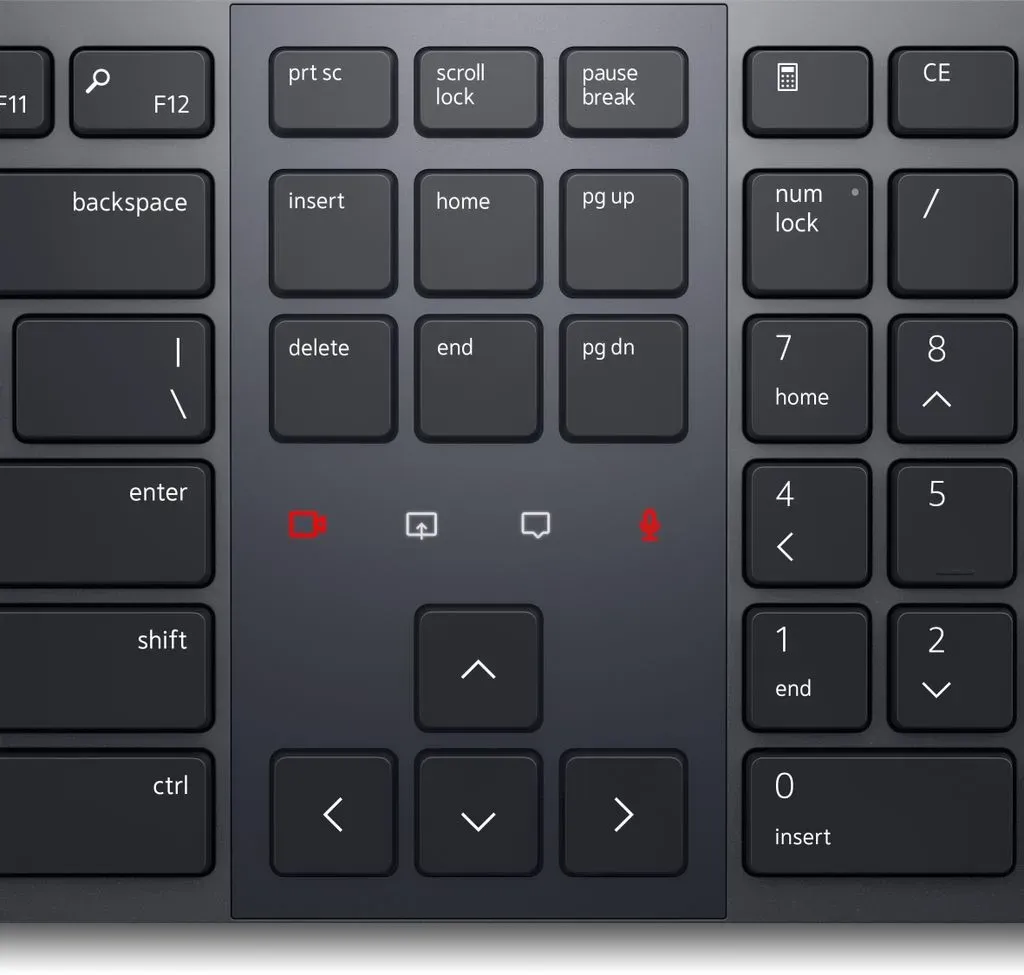 Bild von KB900 Premier Collaboration Keyboard, schwarz, USB/Bluetooth, DE (KB900-GR-GER / 580-BBDP)