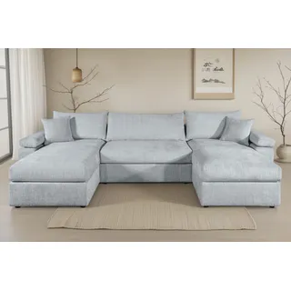 OTTO home Wohnlandschaft Polyester 2-Sitzer Grau