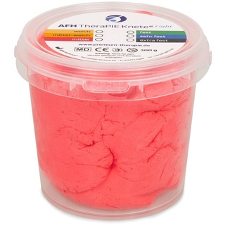 AFH Webshop AFH TheraPIE Knete® Light | 300 g | mittel = rot | Therapieknete, Knetmasse Handtherapie