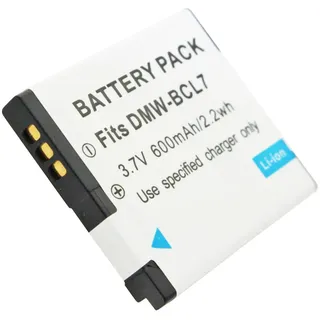 DMW-BCL7E Qualitäts-Akku von AccuCell passend für Panasonic DMW-BCL7 und DMW BCL7
