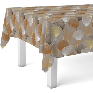 Martina Home Wachstuchtischdecke Duero, 300 x 140 cm, Braun