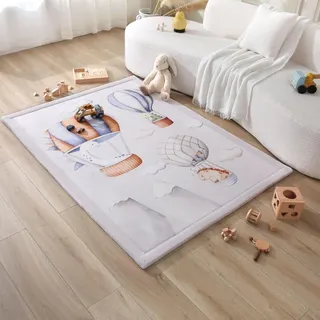 Hakuna Matte Wolkenweiche Spielmatte Baby 170x120x2,5cm – Teppich für Kinderzimmer mit hochwertigem Memory-Schaum – Krabbelmatte Baby mit Rutschfester Unterseite – Krabbeldecke, Tatami Matte