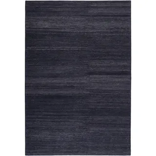 Esprit Handwebteppich , Anthrazit , Textil , Uni , rechteckig , 130x190 cm , für Fußbodenheizung geeignet, in verschiedenen Größen erhältlich, für Hausstauballergiker geeignet, pflegeleicht, strapazierfähig, leicht zusammenrollbar , Teppiche und Böden, Teppiche, Moderne Teppiche