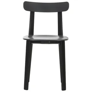 Vitra Stuhl All Plastic Chair grau, Designer Jasper Morrison, 76x42.5x46 cm