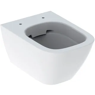 Geberit Smyle Square Wand-WC mit WC-Sitz Weiß spülrandlos