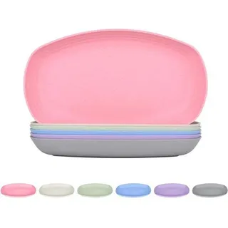 JSYMJSY Teller Set 29,5 cm Bunt 6er Set