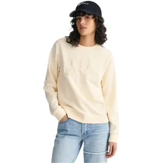 GANT Tonal Archive Shield Sweatshirt Milk White M