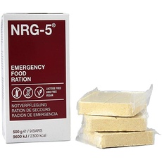 NRG-5 Emergency Food Ration | 2300 kcal Notnahrung | lange haltbar | für Trekking, Wandern, Bergsteigen und im Notfall