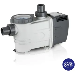 Gre Filterpumpe , Weiß , Kunststoff , 22x27.8x55.3 cm , Freizeit & Co, Pools & Wasserspaß, Poolzubehör, Poolpumpen