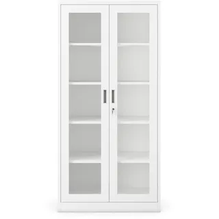 Jan Nowak C012 Aktenschrank 185 x 90 x 40 cm Weiß