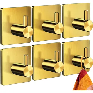 Handtuchhalter - Ohne Bohren - Wasserfest - Goldfarben - Gold
