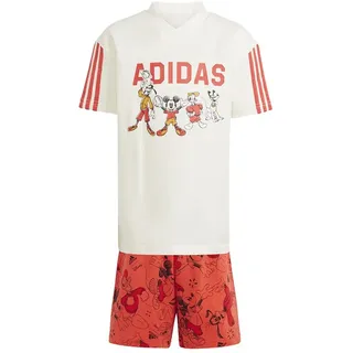 Adidas Disney Mickey Mouse Kurze Hose - Off White / Bright Red Bright Red / Better Scarlet S23 / Black - 6-7 Jahre
