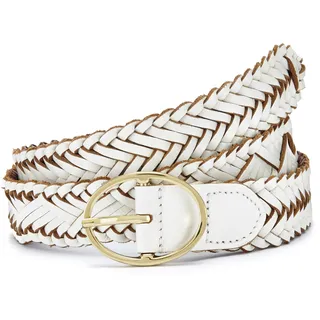 LASCANA »Hüftgürtel« Flechtgürtel, Hosengürtel, Gürtel aus Leder, für Jeans & Kleider,