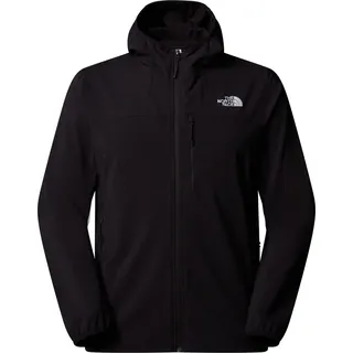 The North Face Softshelljacke THE NORTH FACE "Nimble Kapuzenjacke für Herren", Herren, Gr. L, schwarz (tnf schwarz), Obermaterial: 90% Polyester, 10% Elasthan, normal, Jacken Softshelljacke, mit WindWallTM-Gewebe, wasserabweisend, mit Stretchmaterial