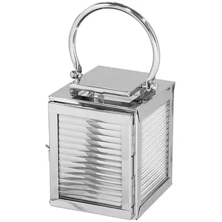 Fink Kerzenlaterne »MALAGA« mit bruchsicherem Glas, silberfarben