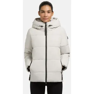 khujo Damen Winterjacke warme Steppjacke mit verstellbarer Kapuze Fanc2-YM Cotton Cream Gr. M - M