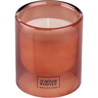Schöner Wohnen Duftkerze S Sandalwood im Glas Bernstein Ø 7,5 cm x 8,5 cm