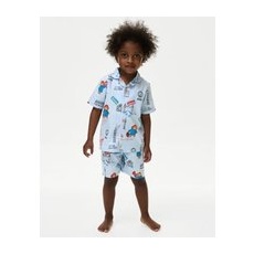 M&S Collection Pyjama à motif PaddingtonTM (du 1 au 7ans) - Blue Mix, Blue Mix - 2-3 Y