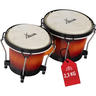 XDrum Bongos Club - 2 Trommeln mit 6" und 7"