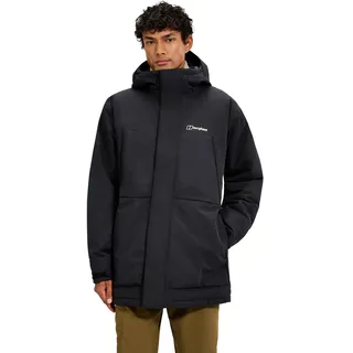 Berghaus Parka BERGHAUS "WANSBECK INSULATED PARKA", Herren, Gr. L, schwarz, schwarz, Obermaterial: 100% Polyester. Futter: 100% Polyamid. Wattierung: 100% Polyester, Jacken Parka
