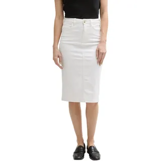 Tom Tailor Midi Rock Weiß 40