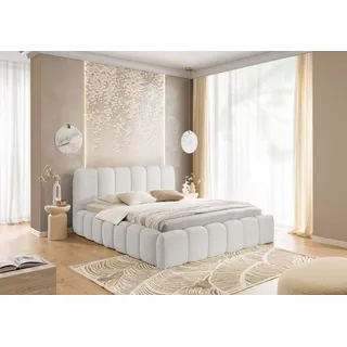 YOURHOUSE24 Polsterbett Micandi Doppelbett Bettgestell Lattenrost (Farbe: Catch me 22, Größe: 120x200 cm)