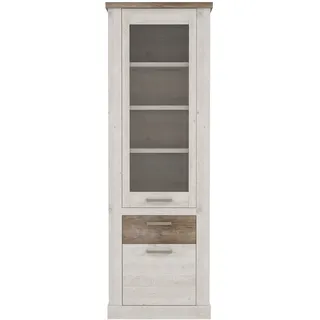 Forte Vitrine Duro 71,2 x 41,3 x 212 cm Weiß