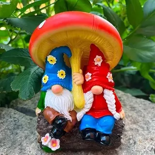 Wichtel Lustig Gartendeko Gartenzwerg für Außen Gartenzwerge Geschenk | Balkon Deko Garten Draußen Outdoor Terrassen Zubehör Terassendeko Gartenfiguren Geschenk Gartenstatuen Balkondeko Skulptur