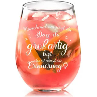 Joymaking Weinglas - Geschenke für Frauen: Dankeschön, Partner, Geburtstag - Personalisiert 17oz