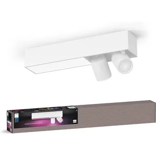 Philips Centris 2 Spots 5,7W rechteckig weiß