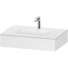 Duravit Qatego Einbauwaschtisch mit Konsole, 800x550x170mm, QA46900, Farbe: Weiß Matt