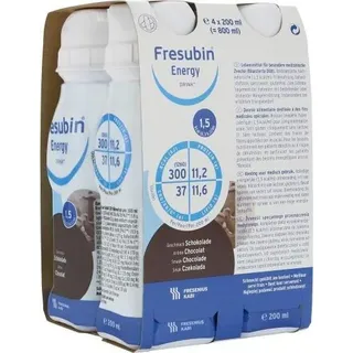 Fresubin Energy Drink Schokolade Trinkflasche 4X200 ml