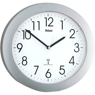 Mebus Kabellose Uhr 52451 - Silver - One Size