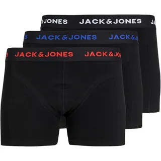 JACK & JONES 3er-Set: Boxershorts in schwarz