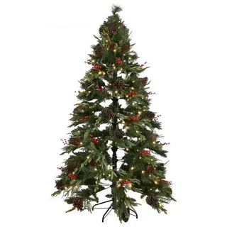 Esprit Weihnachtsbaum Home ESPRIT Rot grün PVC 120 x 120 x 210 cm - Rot