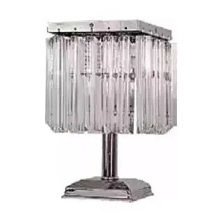 Tischlampe Tischleuchte Lampe Leuchten Silber Lampen Tisch Kristall