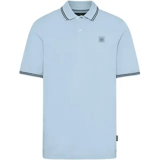 Bugatti Poloshirt, mit sportiven Kontraststreifen bugatti hellblau