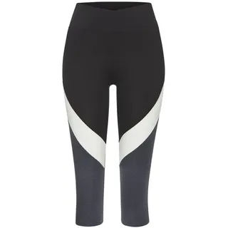LASCANA ACTIVE, Caprileggings Sporthose in Colourblockingdesign, schwarz