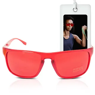 ARTZT Farbbrille für Neuroathletiktraining | Sportbrille Herren & Damen | Farbtherapiebrille für Augentraining | Sportsonnenbrille mit UV400 Schutz | Laufbrille | Fahrradbrille | Sport Sunglasses