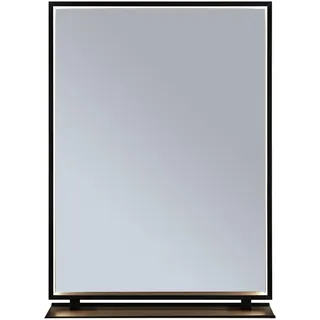Paulmann LED Wandleuchte "Spiegel Miro IP44 11W 450x600 230V", Tageslichtweiß TunableWhite, Spiegel, silberfarben, schwarz),