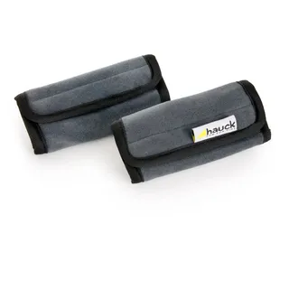 hauck Smooth Me, - 2 Stück Universal Kinder Gurtpolster für Babyschale, Kindersitz, Kinderwagen - 3 x 6 x 13 cm - Polyester & Baumwolle - Robuster Klettverschluss