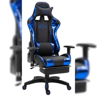 CLP Gaming Bürostuhl Kunstleder Blau