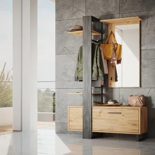 Vicco Garderobe Porto 120 x 192 cm Braun