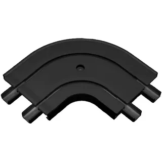 SN DECO GROUP Gardinenschiene »Aussenbogen für Vorhangschiene SH« 2 läufig-läufig, schwarz