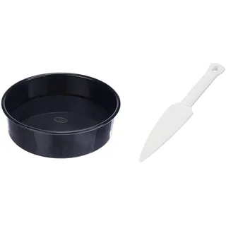 Dr. Oetker 2362 mit Hebeboden Ø 26 cm BACK-LIEBE EMAILLE & Kuchenlöser, einfaches und schnelles Lösen, für antihaft-beschichtete Backformen geeignet