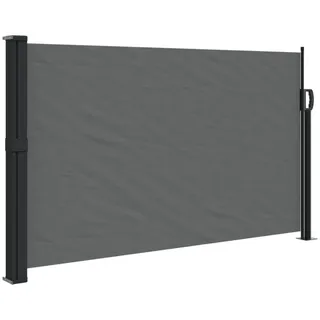 vidaXL Ausziehbare Seitenmarkise Anthrazit 117x300 cm - Grau