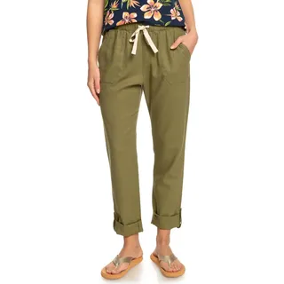 Roxy On The Seashore - Cargo Hose aus Leinen für Frauen