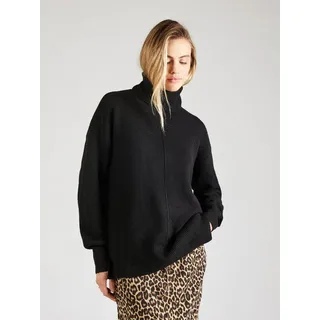 Pieces Rollkragenpullover in Schwarz - S