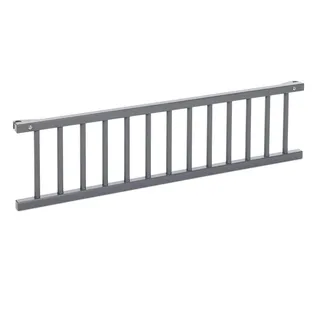 Babybay Verschlussgitter , Grau, Schieferfarben , Holz , Buche , 30x6x110 cm , Babymöbel & Kindermöbel, Babyzimmer, Laufgitter